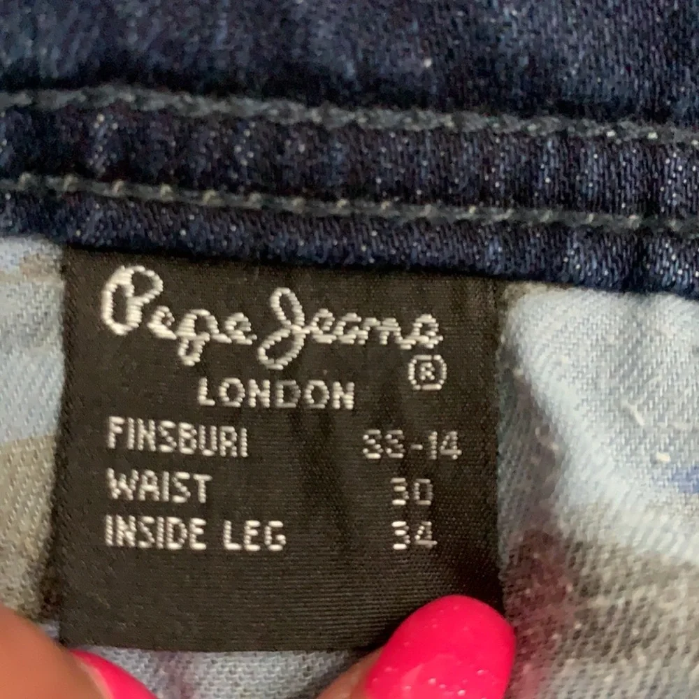 Pepe Jeans London distressed medium wash blue denim jeans Size 30